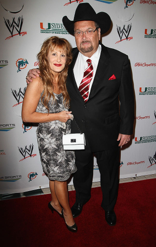 Jan and Jim Ross (Photo: Alexander Tamargo/WWE/Getty Images for WWE)